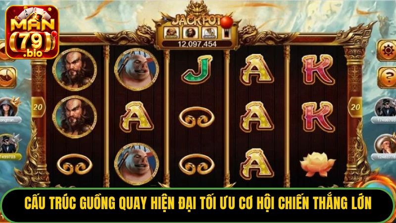 Cấu trúc guồng quay hiện đại tối ưu cơ hội chiến thắng lớn.