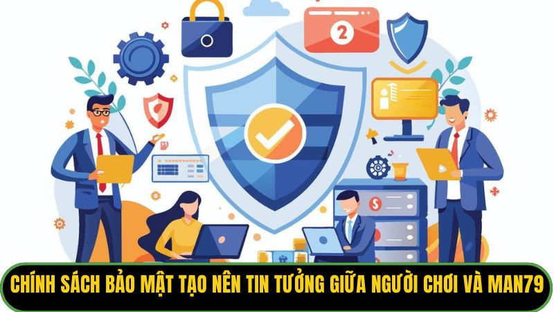 Chính sách bảo mật tạo nên sự tin tưởng giữa người chơi và Man79.