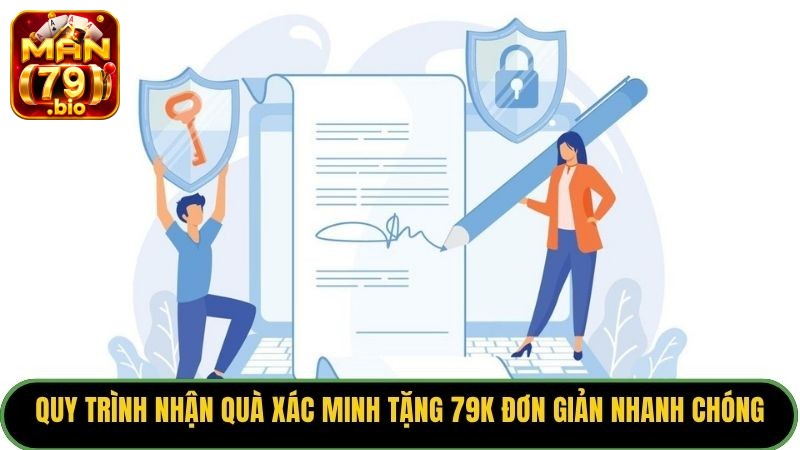 Quy trình nhận quà xác minh tặng 79k đơn giản nhanh chóng.
